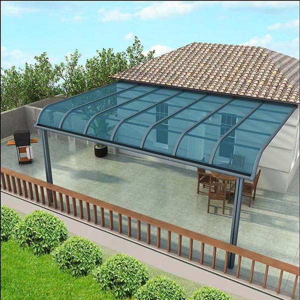 Aluminum canopy, awning, Polycarbonate awning, PC sheet